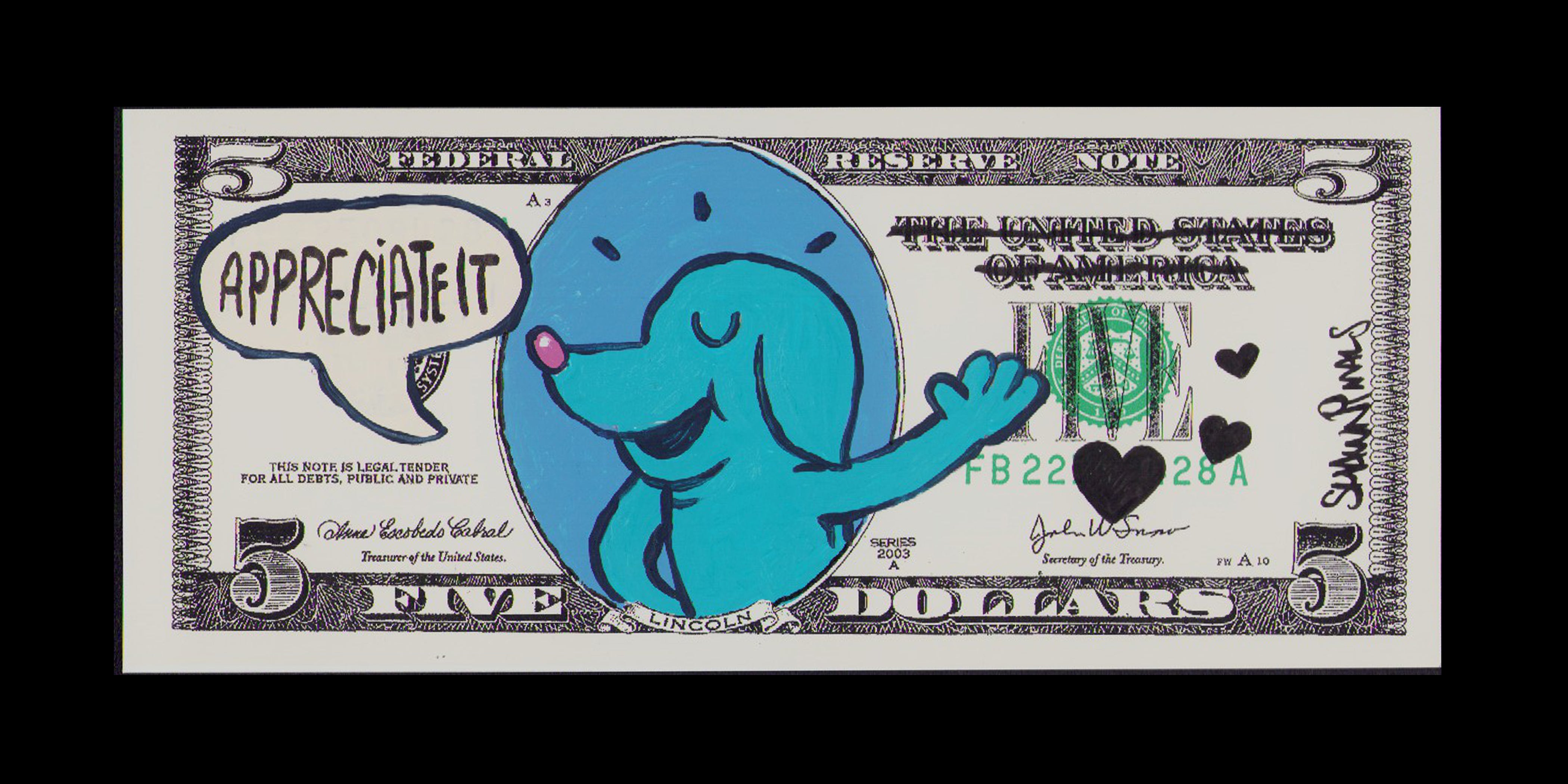 324. "In Dog We Trust 4" by Shawnimals