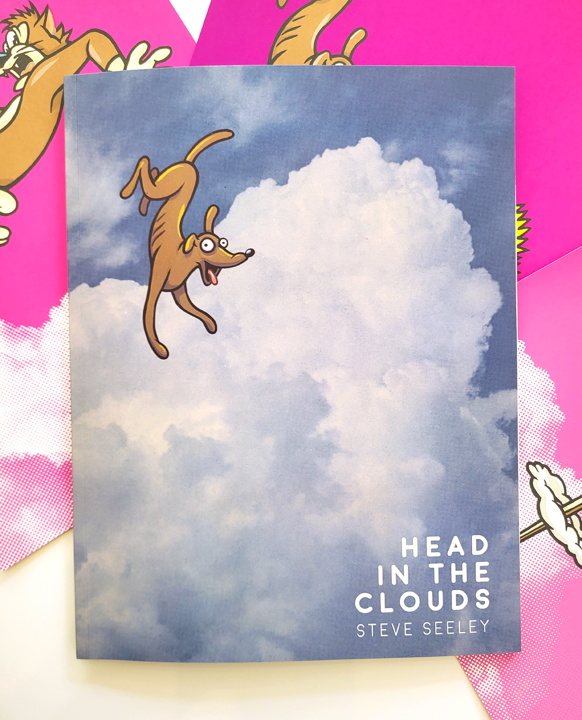 "Head In The Clouds Exhibition Book" + Print Variant by Steve Seeley