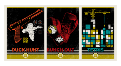 "Vintage Video Game Set" by Chris Garofalo