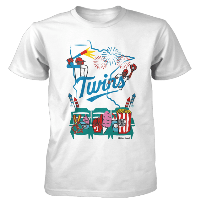 Philipo Dyauli T-Shirt Minnesota Twins vs Kansas City Royals