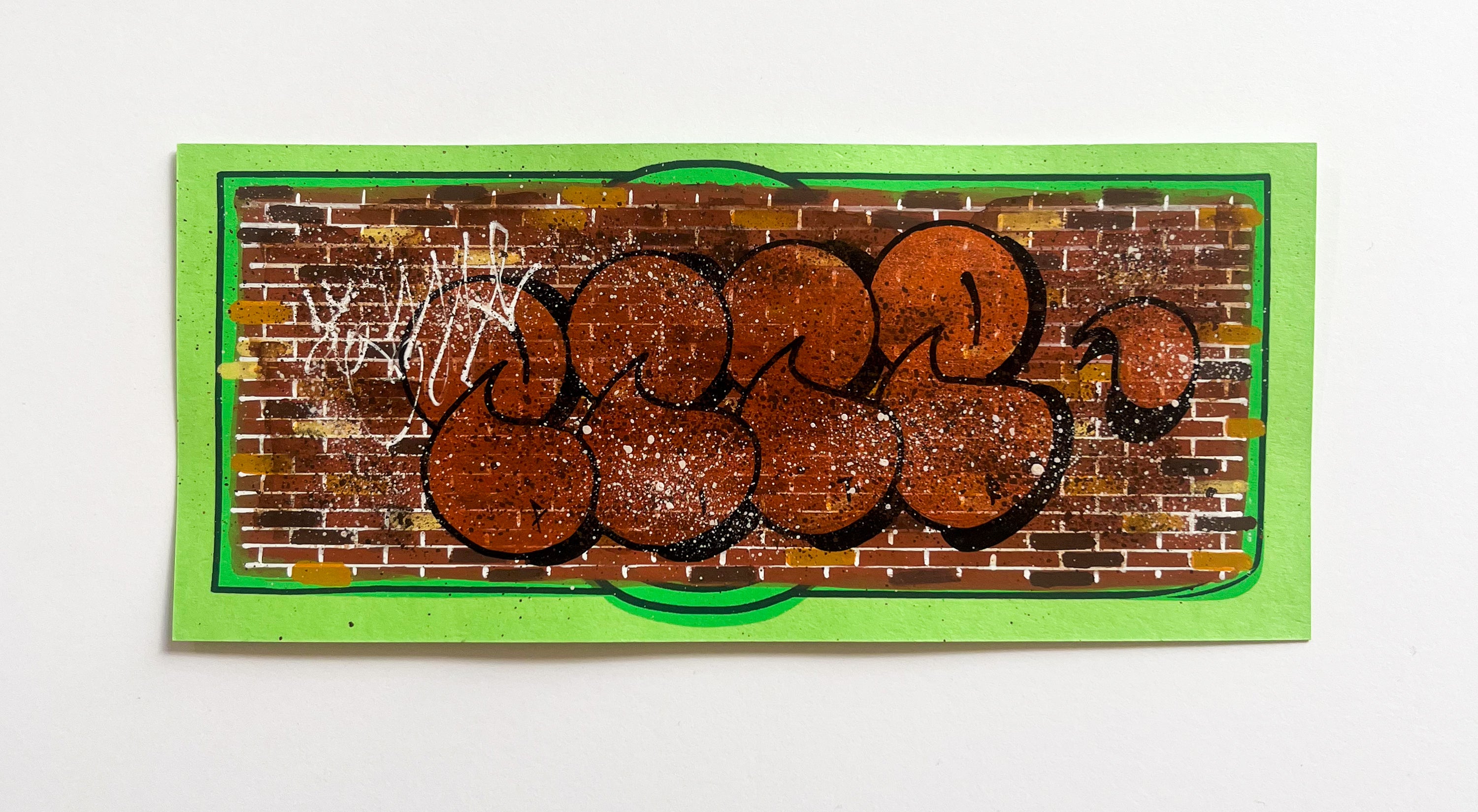 Hand Embellished Bill #5” by Pizza In The Rain
