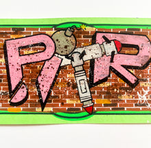 Load image into Gallery viewer, Hand Embellished Bill #1&quot; by Pizza In The Rain

