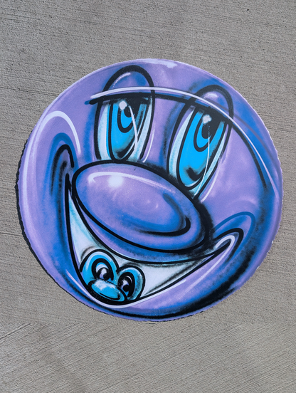Kenny Scharf - Purple Smile