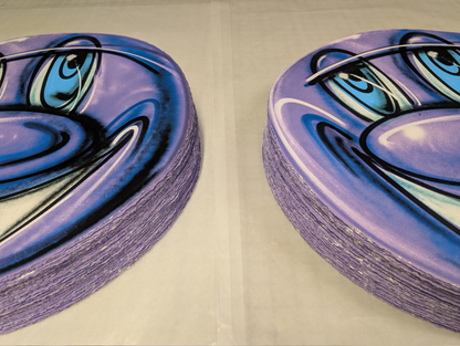 Kenny Scharf - Purple Smile