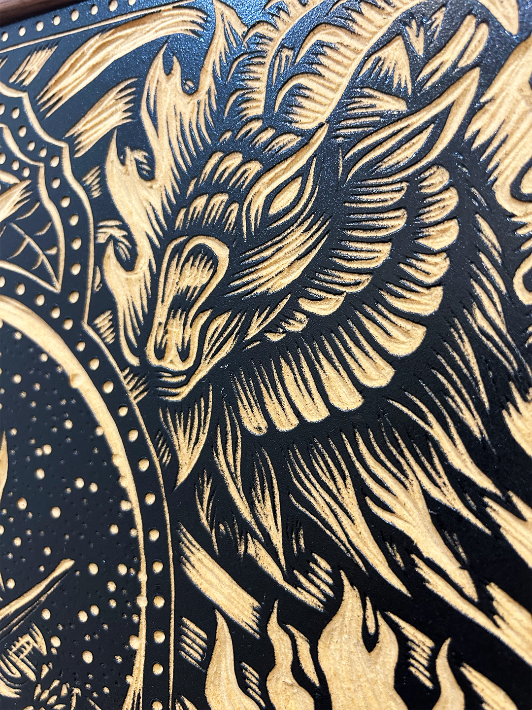 Sounds of Sacrifice (Woodcut #1) by Adam Lunquist