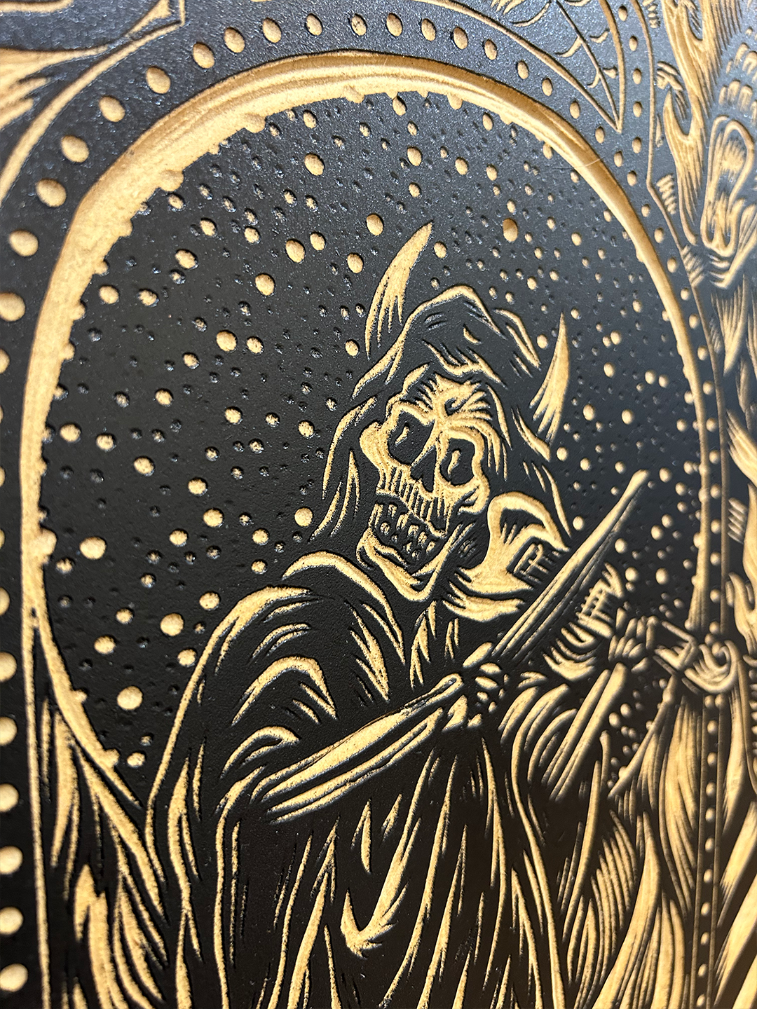 Sounds of Sacrifice (Woodcut #1) by Adam Lundquist