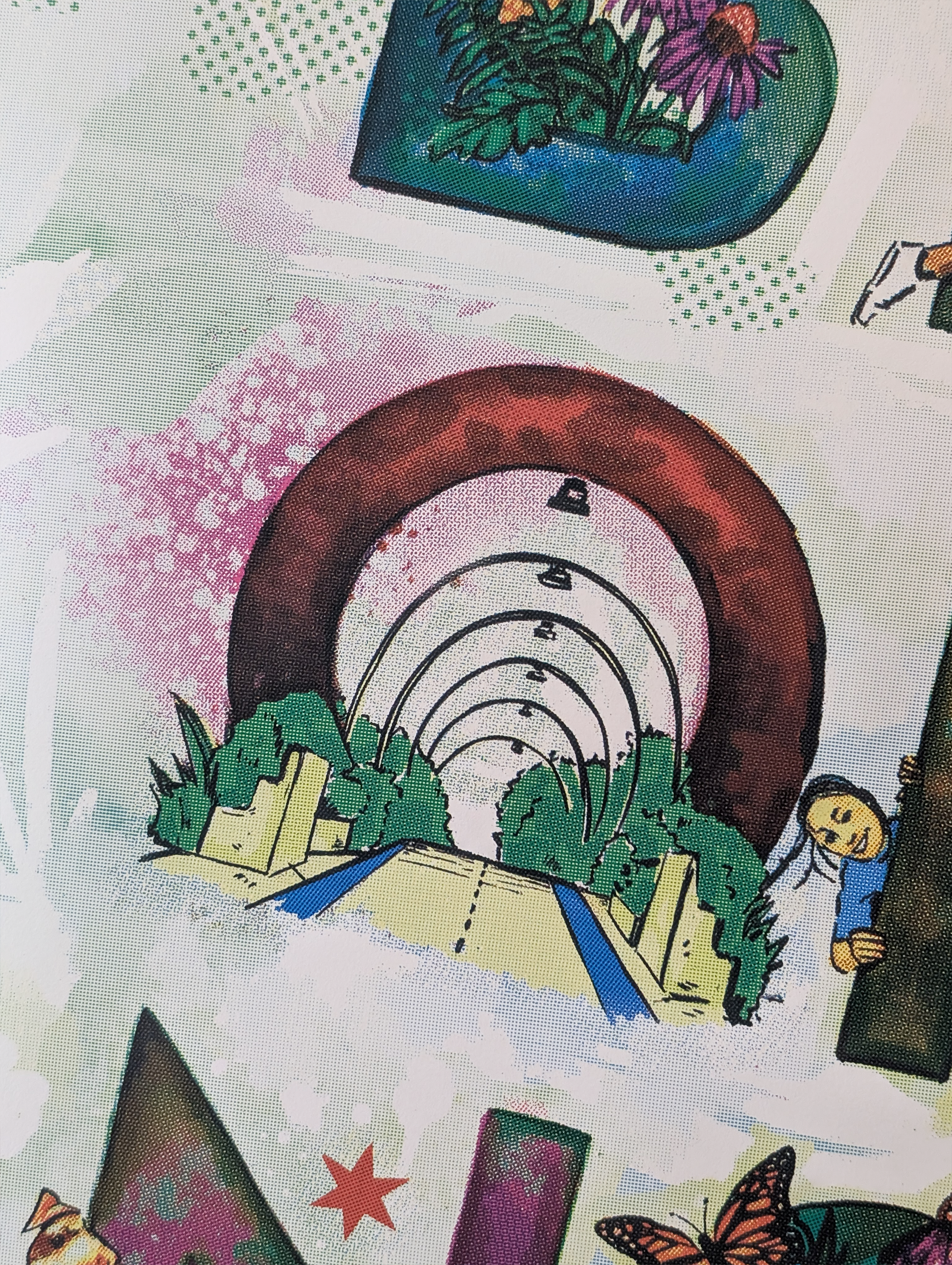 "Trail for a Spell" for the Bloomingdale Trail Poster Series by Cujo