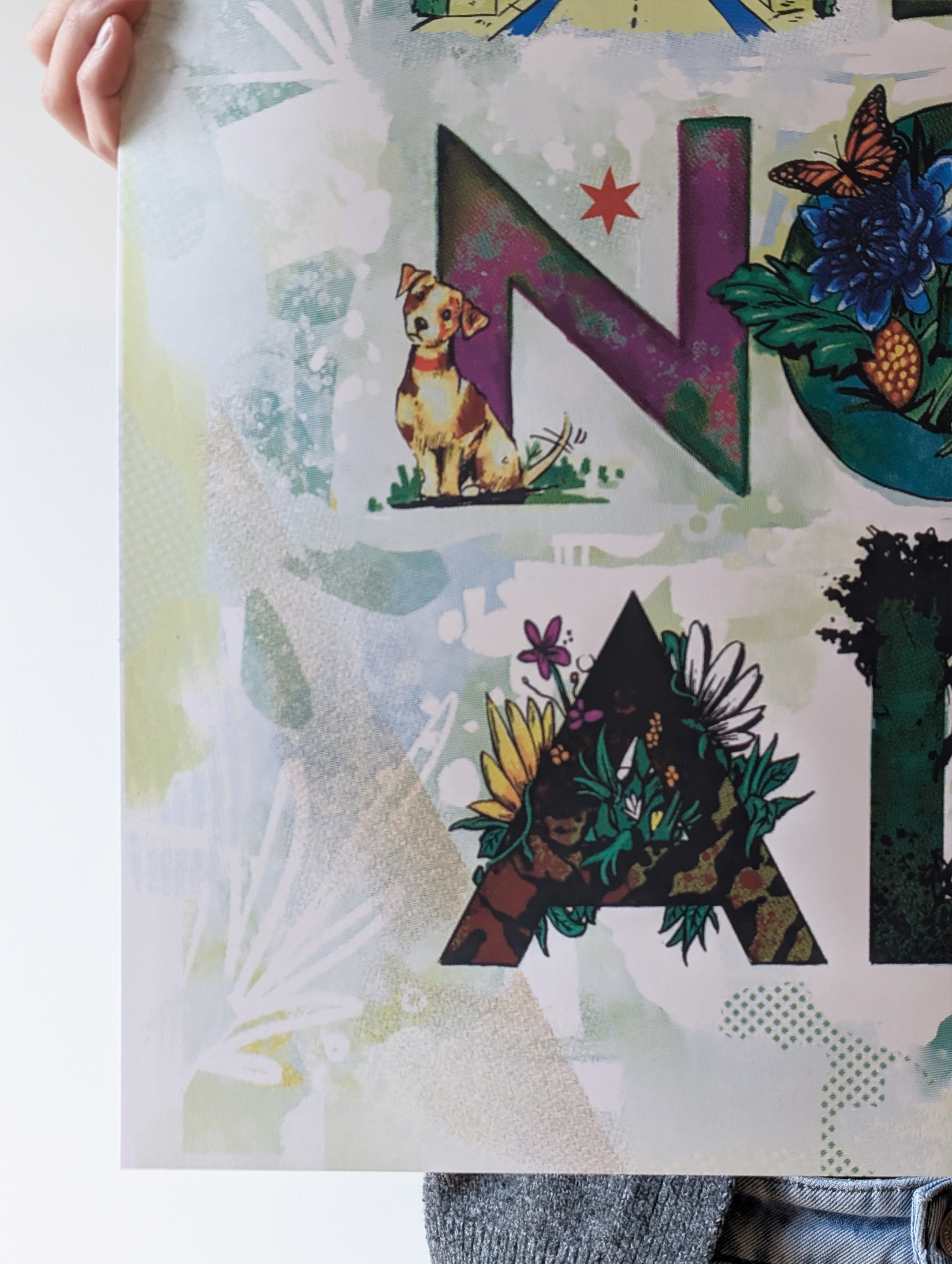 "Trail for a Spell" for the Bloomingdale Trail Poster Series by Cujo