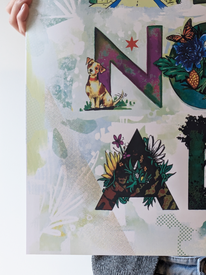 "Trail for a Spell" for the Bloomingdale Trail Poster Series by Cujo