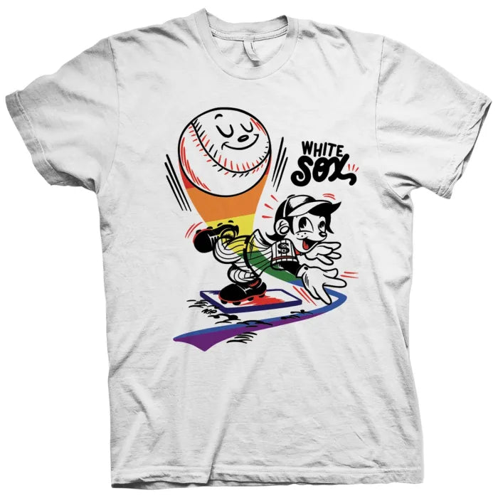"White Sox" Official White Sox T-Shirt by Nina Palomba