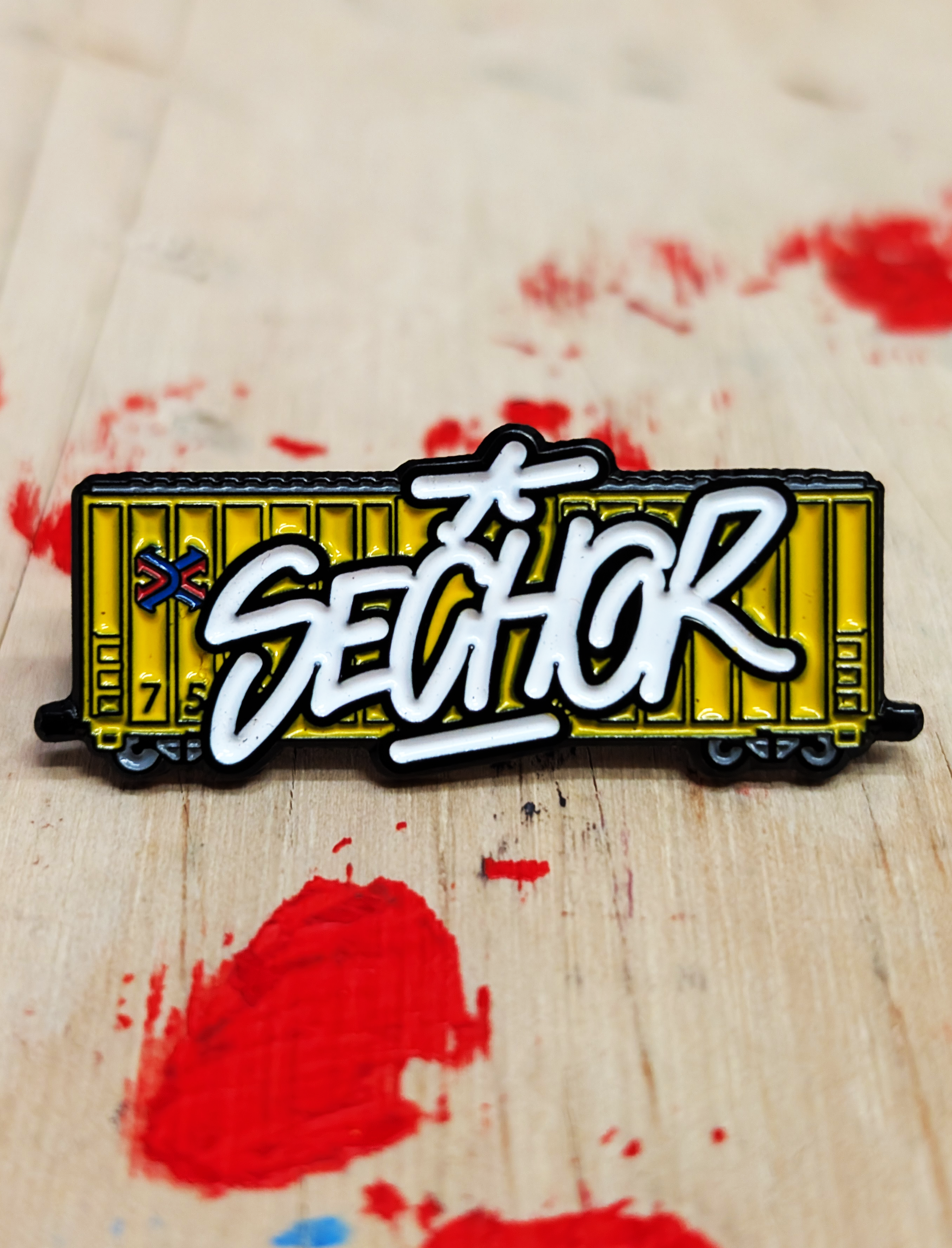 Sechor Enamel Pin