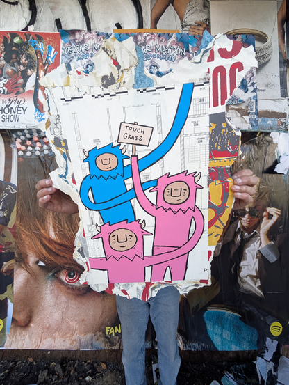 "Outside" Screen printed edition by Penny Pinch