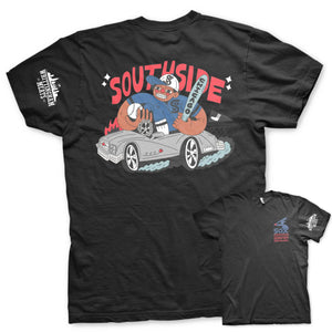 June 9th vs Dodgers – South Side T-Shirt by Sentrock