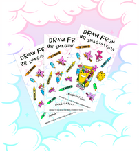 Load image into Gallery viewer, &quot;Happy Shirt Club Sticker Sheet&quot; By Elloo
