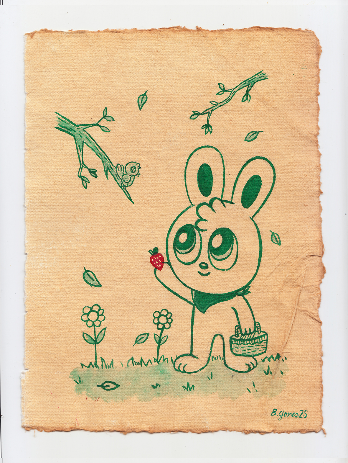 "Strawberry Bird" by Blake Jones