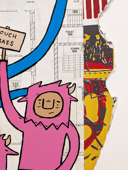 "Outside" Screen printed edition by Penny Pinch