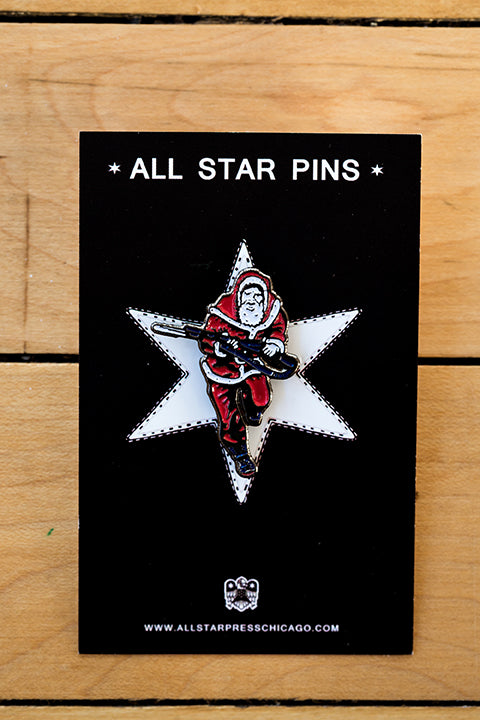 "Rouge Santa" Pin by Zissou Tasseff-Elenkoff