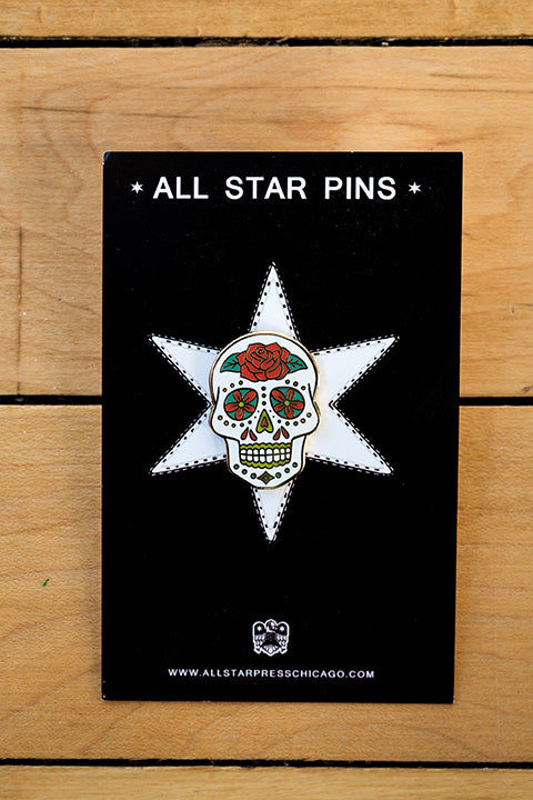"Sugar Skull" Pin by The Found