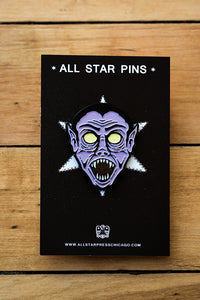 "Dracula Monster" Pin by Half Hazard Press
