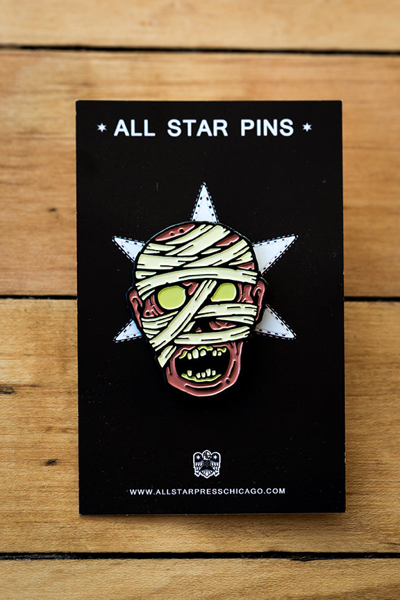 "Mummy Monster" Pin