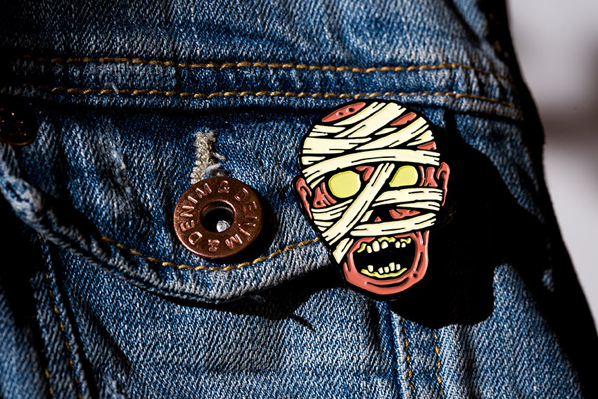 "Mummy Monster" Pin