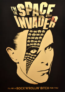 "Space Invader - David Bowie Variant 2" by Butcher Billy