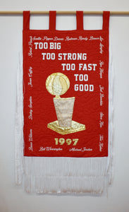 "Too big, too fast, too strong, too good" (1997) by Emma McKee a.k.a The Stitchgawd