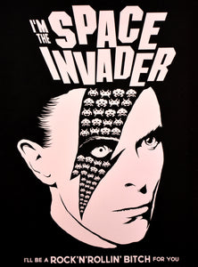 "Space Invader - David Bowie Variant 3" by Butcher Billy