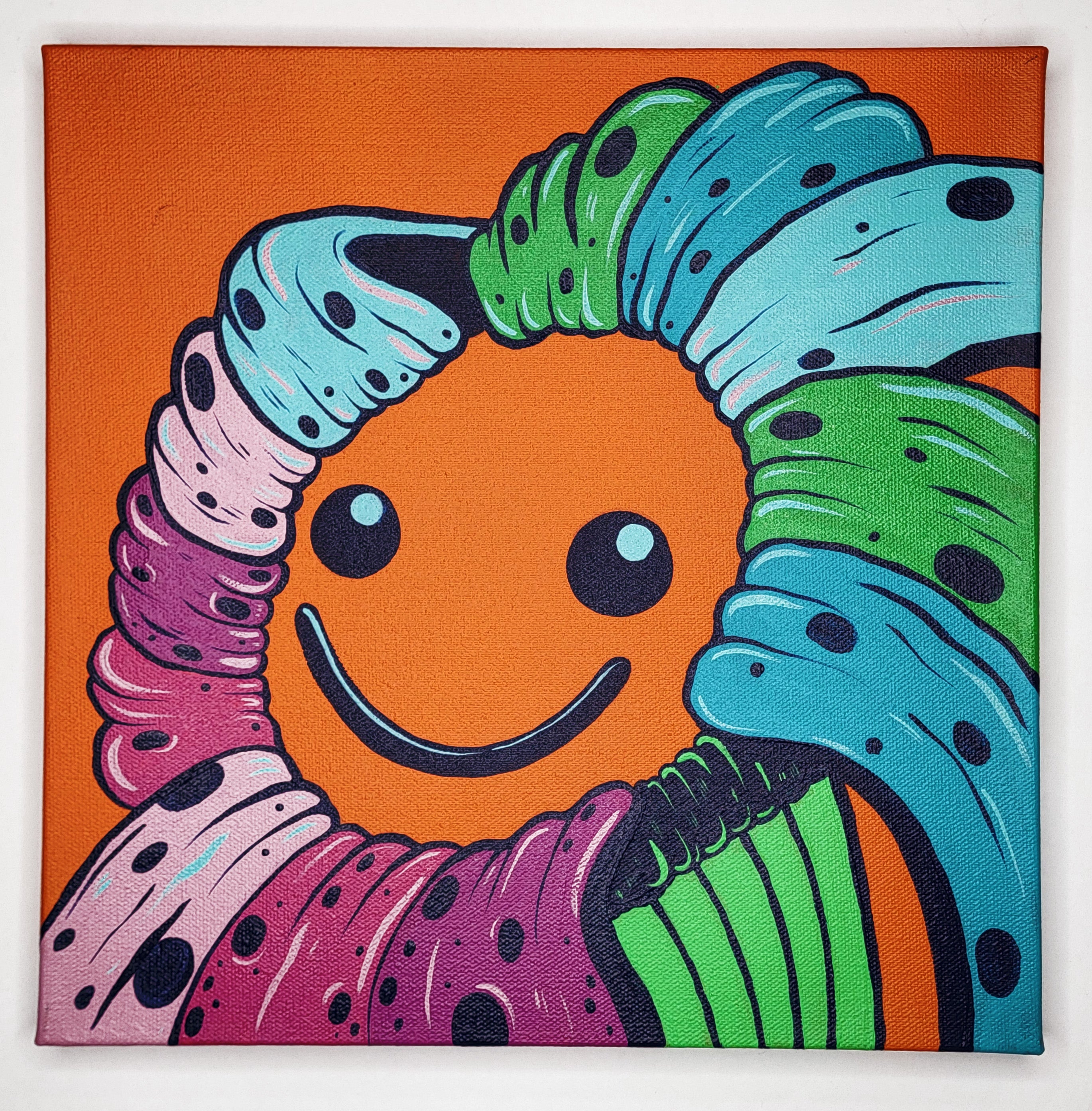 "Orange Flower Original" by Elloo