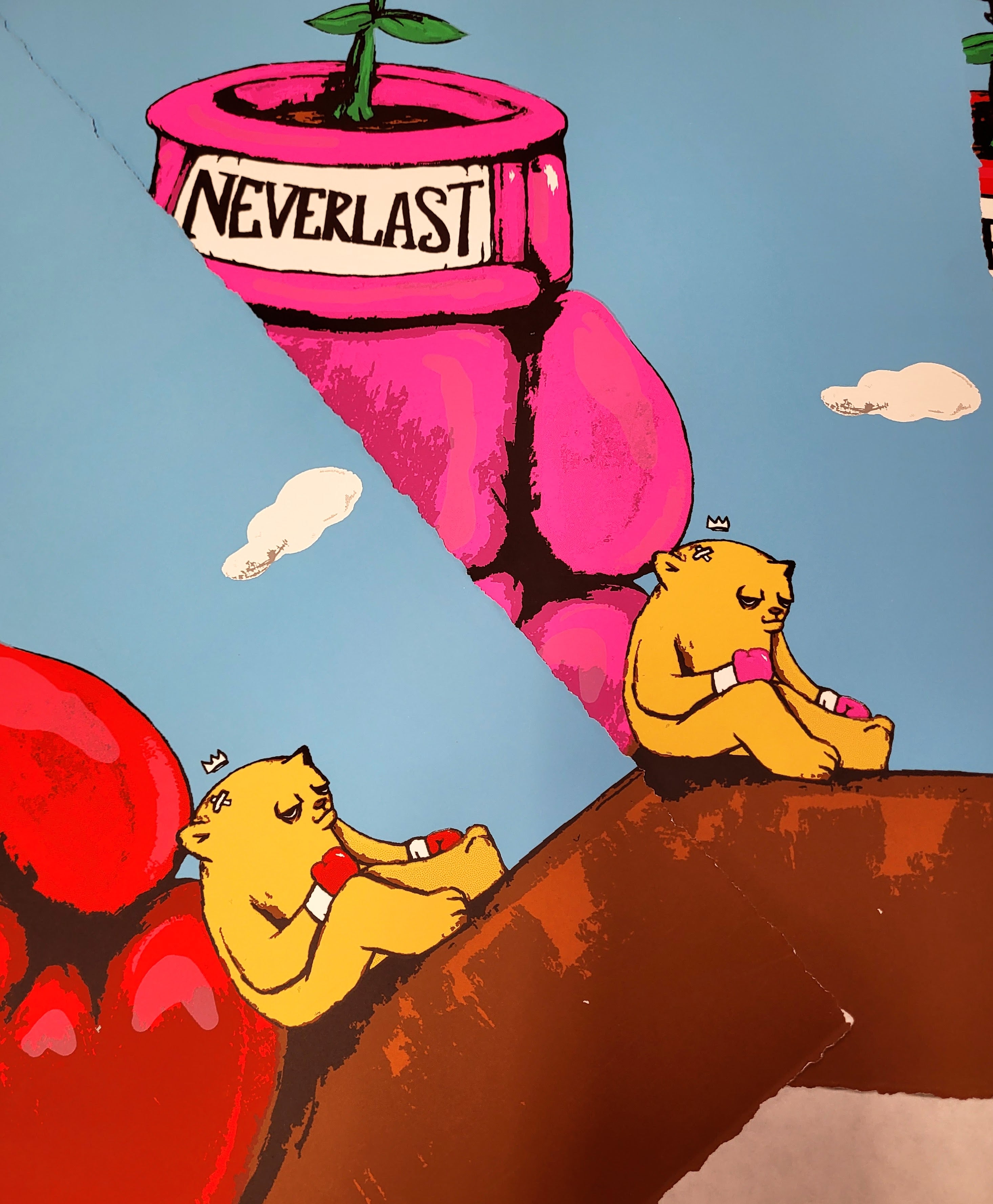 "Neverlast" Screenprint by JC Rivera