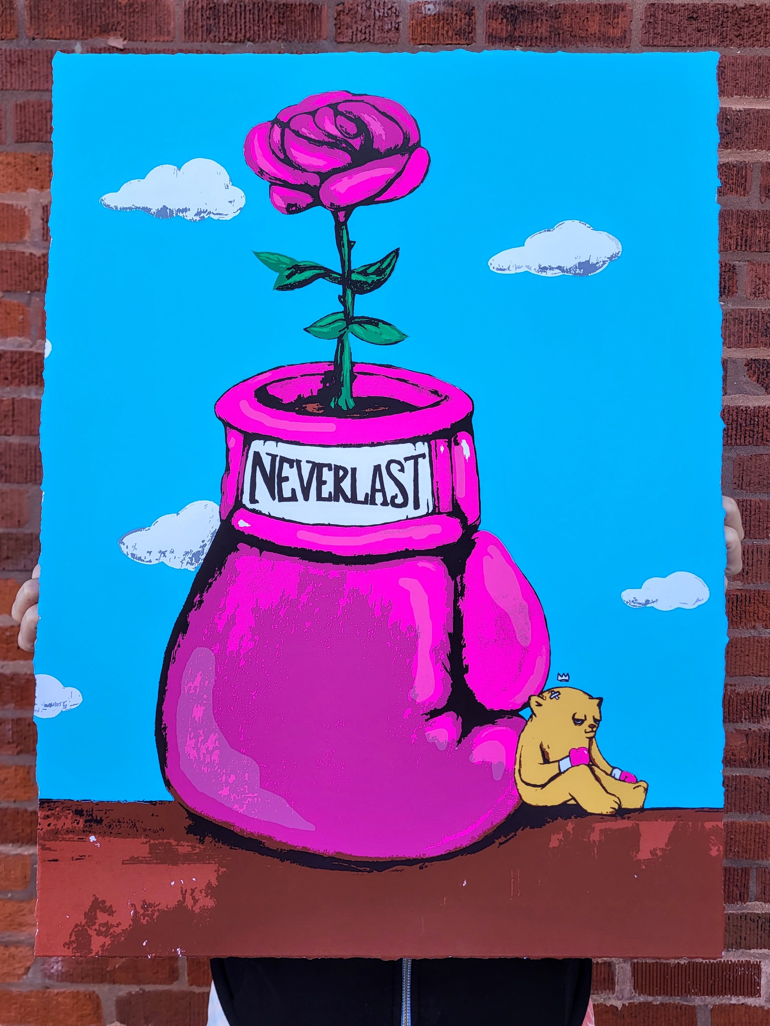 "Neverlast" Screenprint Variant by JC Rivera