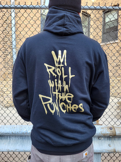 "Roll With the Punches" Hoodie by JC Rivera (Black)