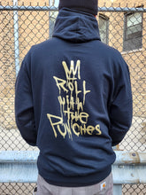 Load image into Gallery viewer, &quot;Roll With the Punches&quot; Hoodie by JC Rivera (Black)
