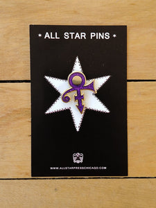 "Prince Symbol" Pin by The Found
