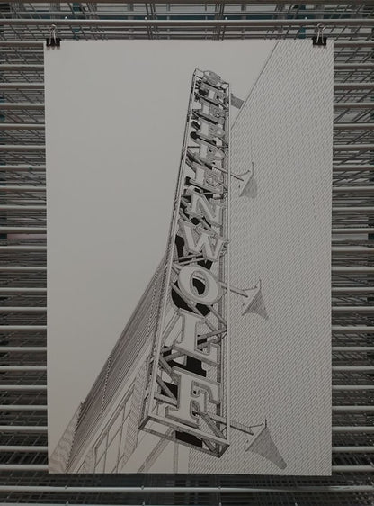 Steppenwolf Theatre Print by Kate Lewis