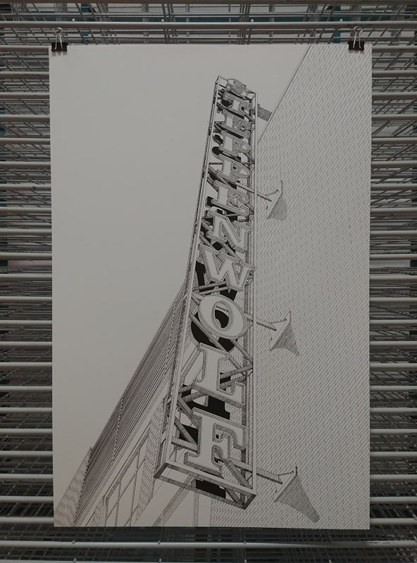 Steppenwolf Theatre Print by Kate Lewis