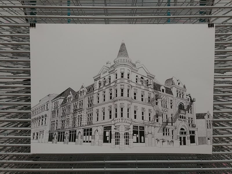 Thalia Hall Print by Kate Lewis