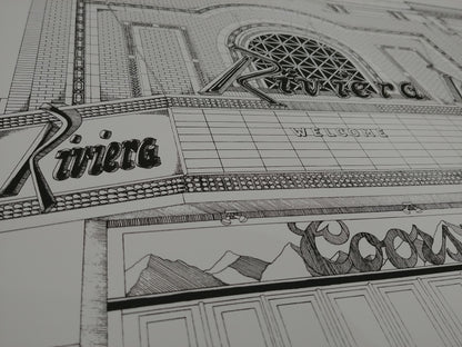 The Riviera Theatre Print by Kate Lewis