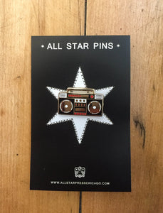 "Boom Box" Pin by The Found