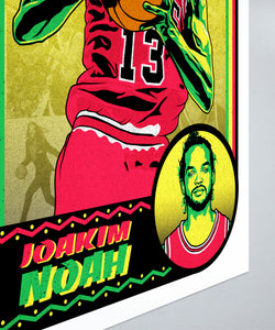 "Joakim Noah Trading Card" by Adam Shortlidge