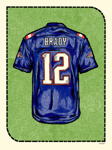 "T. Brady Jersey" by Zissou Tasseff-Elenkoff
