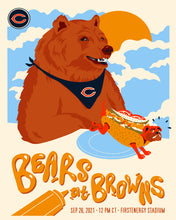 Load image into Gallery viewer, Game 3: &quot;Official Bears Vs. Browns&quot; by Ariel Sinha
