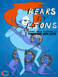 Game 11: "Official Bears Vs. Lions" by Delisha