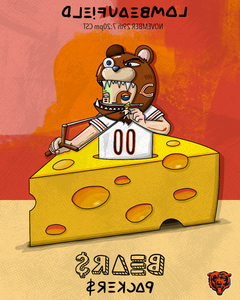 Game 11: "Official Packers VS Bears" by Sergio Farfan