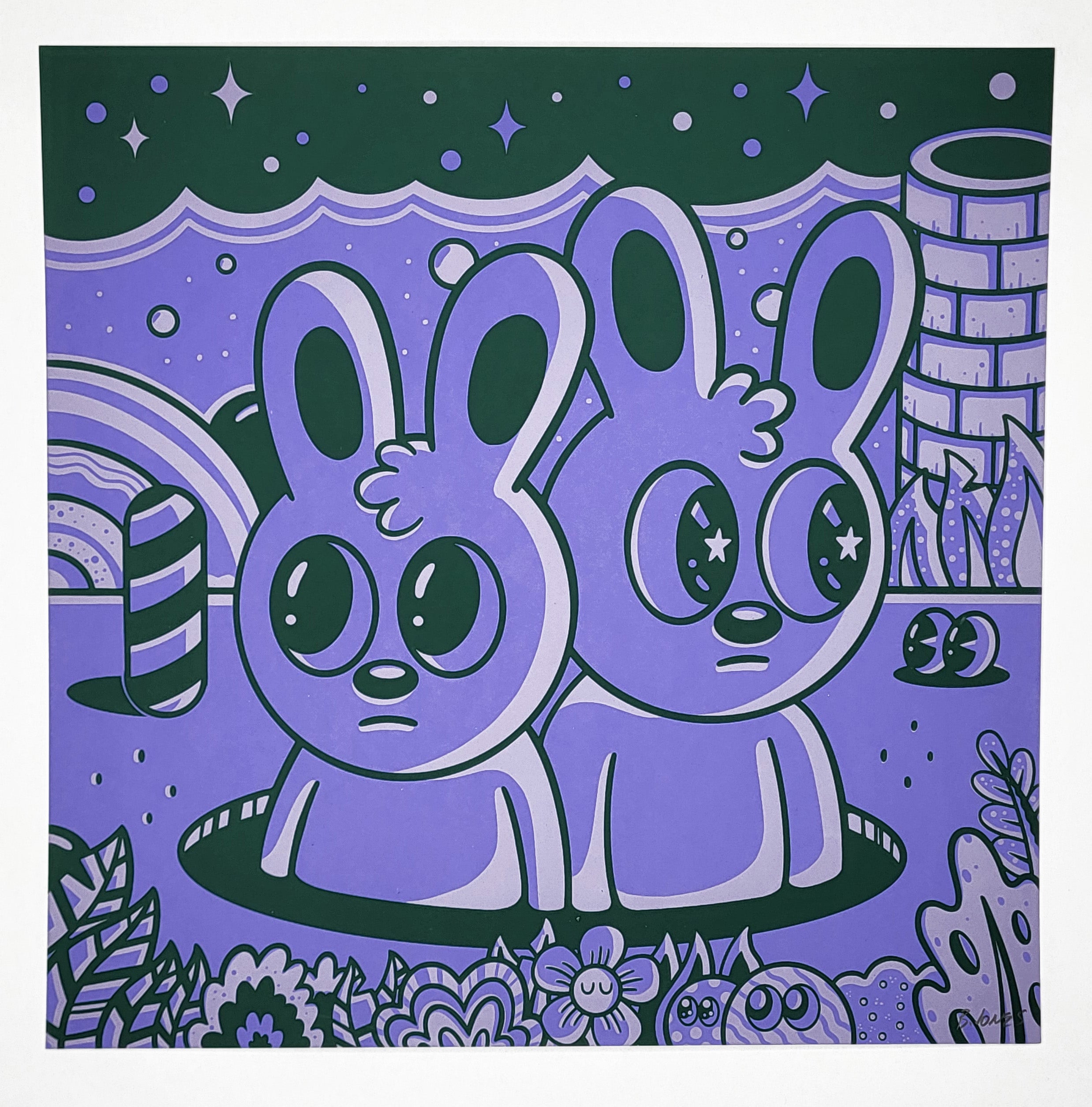 "Purple and Light Purple #23" by Blake Jones