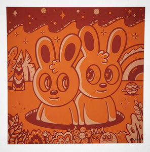 "Orange and Peach #44" by Blake Jones