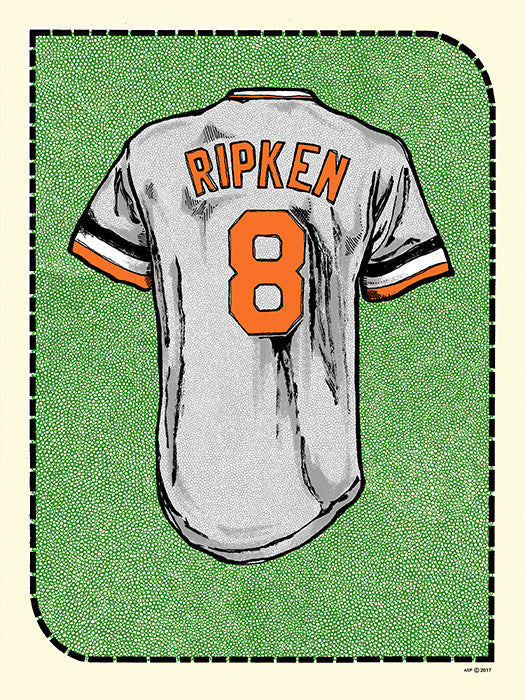 C. Ripken Jersey Print by Zissou Tasseff-Elenkoff