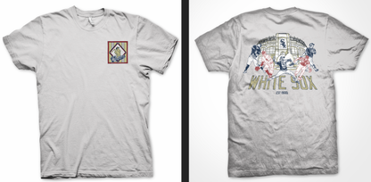 "Retro White Sox" Official White Sox T-Shirt by Zissou Tasseff-Elenkoff