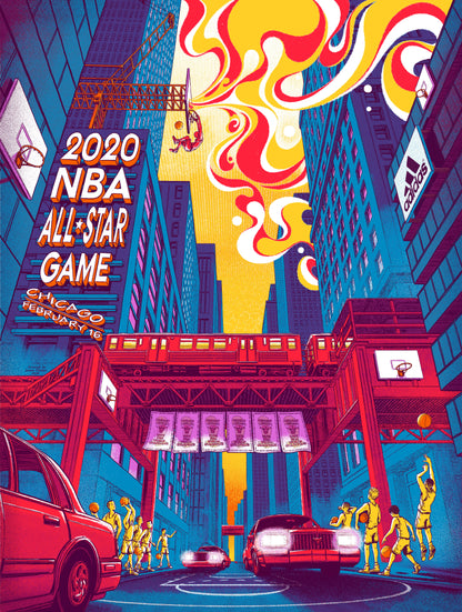 "Officially Licensed Chicago Bulls All Star Game" by James Flames