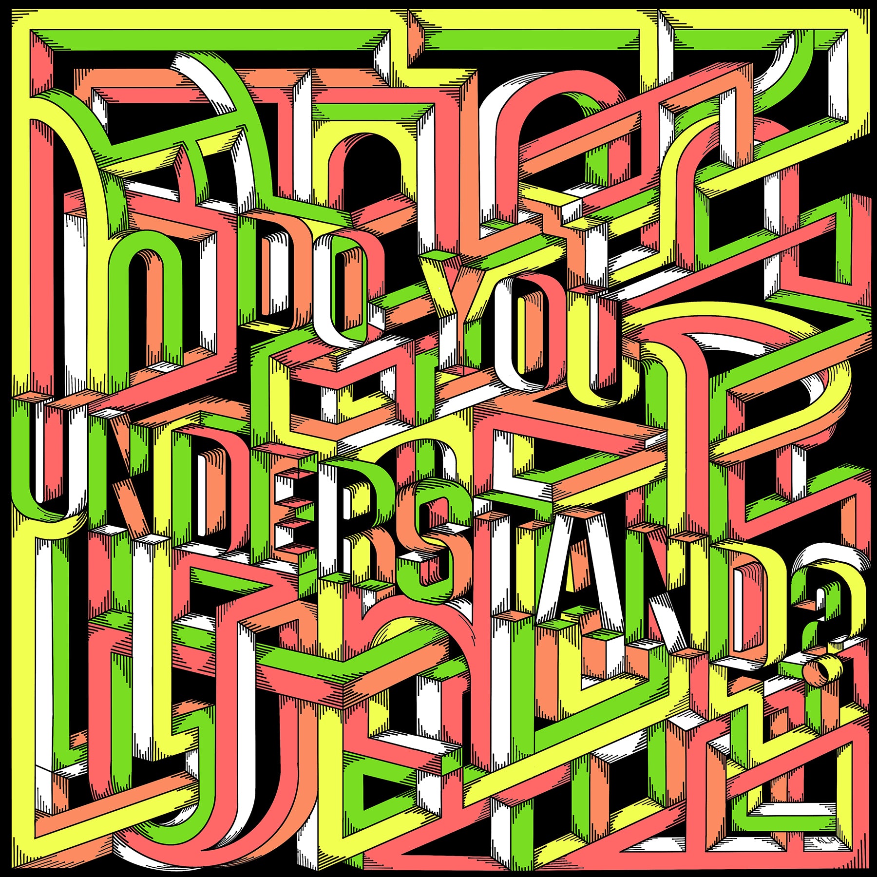 Do You Understand Foil Variant Print by Kate Lewis